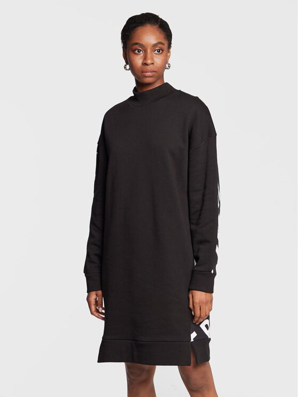 Ice Play Ice Play Плетена рокля 22I U2M0 H091 6322 U911 Черен Relaxed Fit