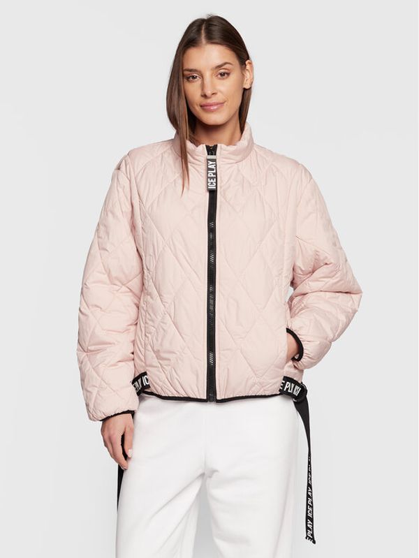 Ice Play Ice Play Пухено яке 23E U2M0 J042 6408 4201 Розов Relaxed Fit