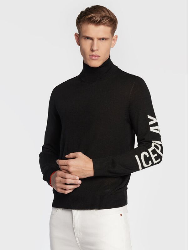 Ice Play Ice Play Пуловер 22I U1M0 A007 9014 9000 Черен Regular Fit