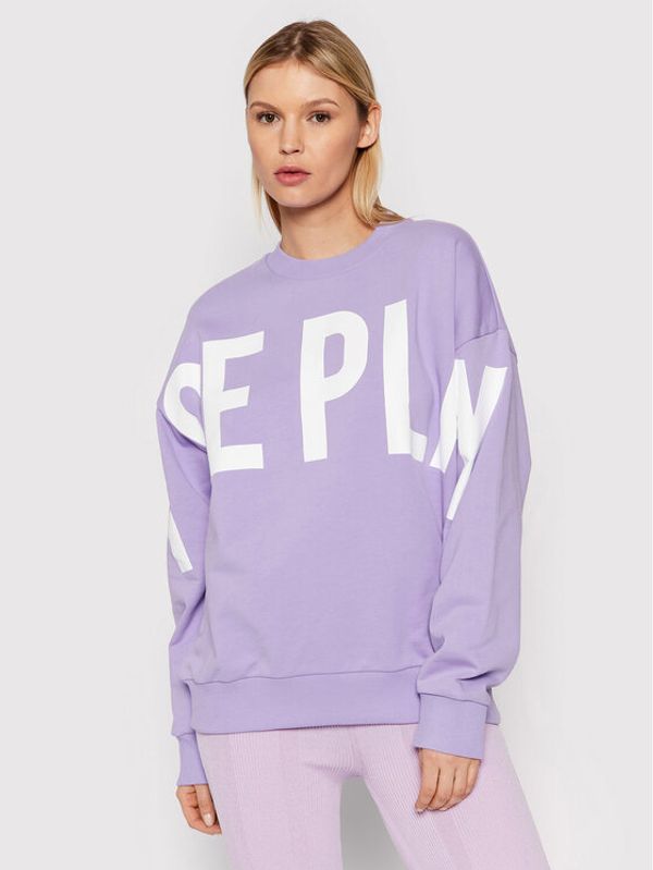 Ice Play Ice Play Суитшърт 22E U2M0 E051 P451 7692 Виолетов Oversize