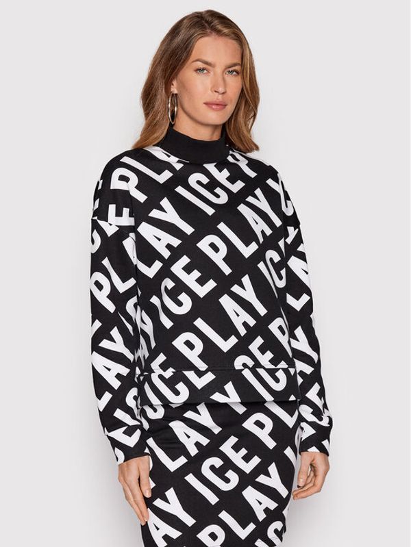 Ice Play Ice Play Суитшърт 22I U2M0 E081 6322 S911 Черен Regular Fit