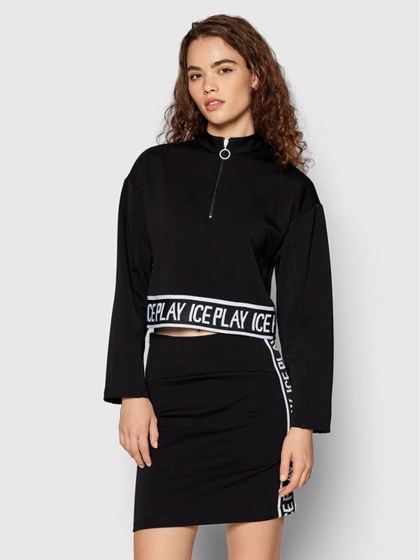 Ice Play Ice Play Суитшърт 22I U2M0 E201 P472 9000 Черен Regular Fit