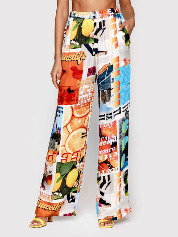 Ice Play Ice Play Текстилни панталони 22E U2M0 B042 P528 S001 Цветен Relaxed Fit