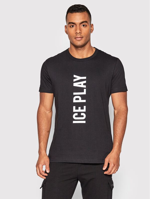 Ice Play Ice Play Тишърт 22I U1M0 F017 P400 9000 Черен Regular Fit