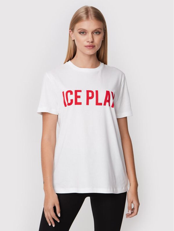 Ice Play Ice Play Тишърт 22I U2M0 F021 P400 1101 Бял Relaxed Fit