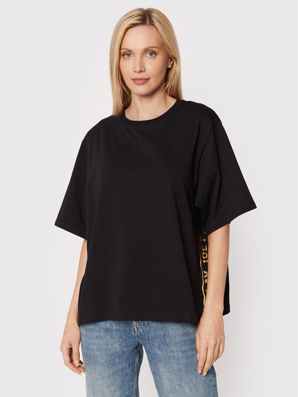 Ice Play Ice Play Тишърт 22I U2M0 F041 P400 9000 Черен Relaxed Fit