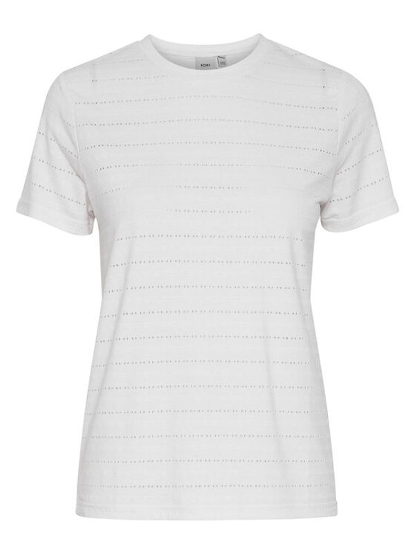 ICHI ICHI Тишърт 20118086 Бял Regular Fit