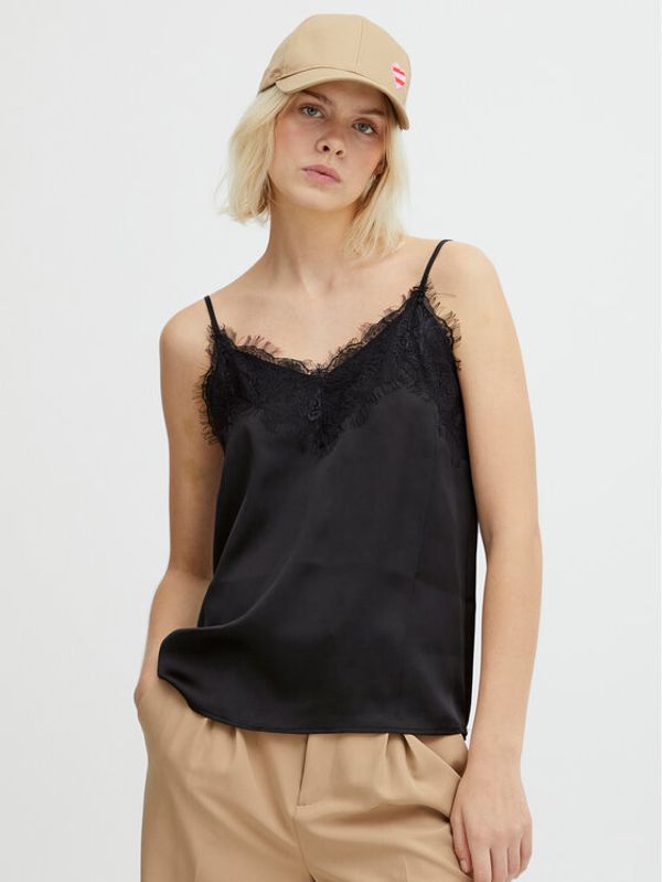 ICHI ICHI топ 20108905 Черен Regular Fit