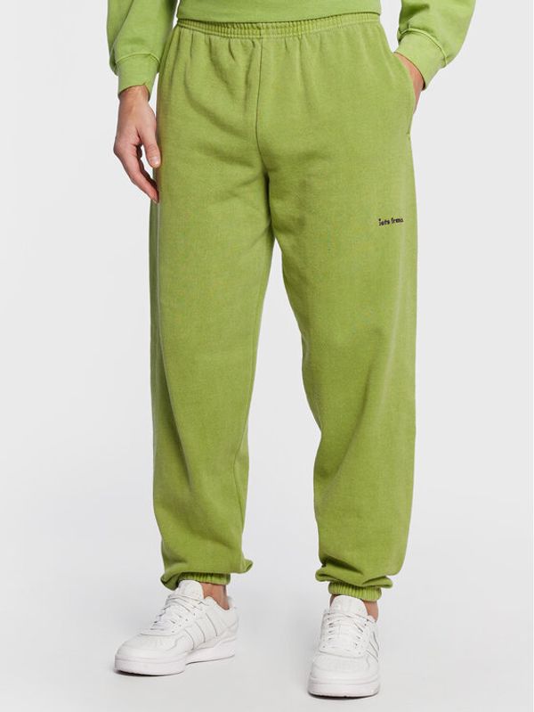 iets frans… iets frans… Долнище анцуг 76215250 Зелен Regular Fit