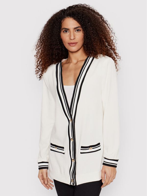 Imperial Imperial Кардиган VHB8CAB Бял Regular Fit