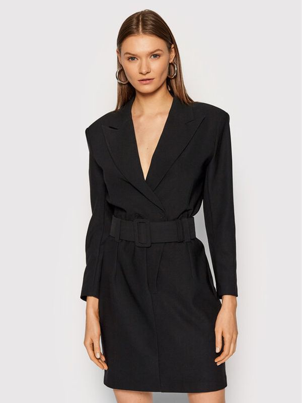 Imperial Imperial Коктейлна рокля AB8WCNWC Черен Slim Fit