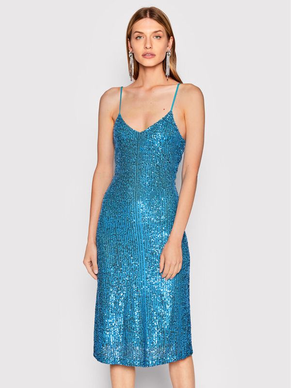 Imperial Imperial Коктейлна рокля ACCKDJV Син Slim Fit