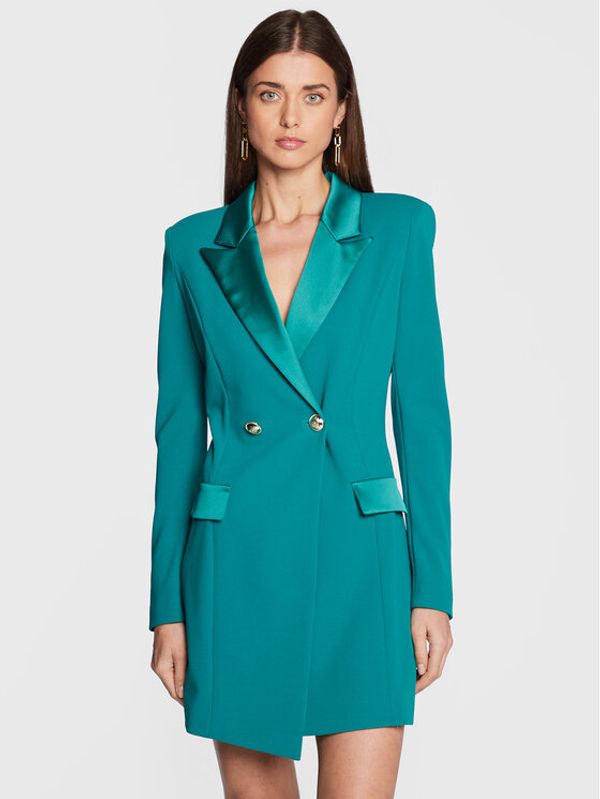 Imperial Imperial Коктейлна рокля ACKFEAW Зелен Slim Fit