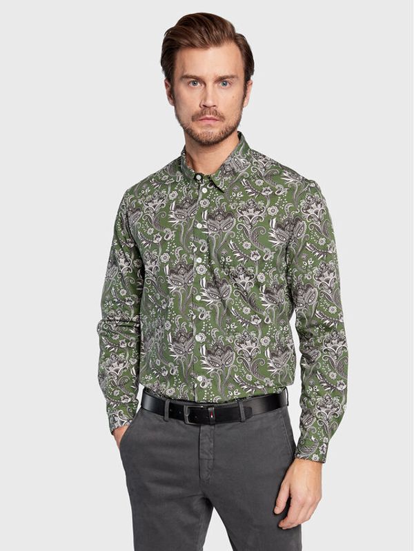 Imperial Imperial Риза CA04ECSL Зелен Regular Fit