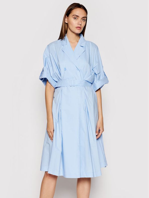 Imperial Imperial Рокля тип риза ABVNBGV Син Regular Fit