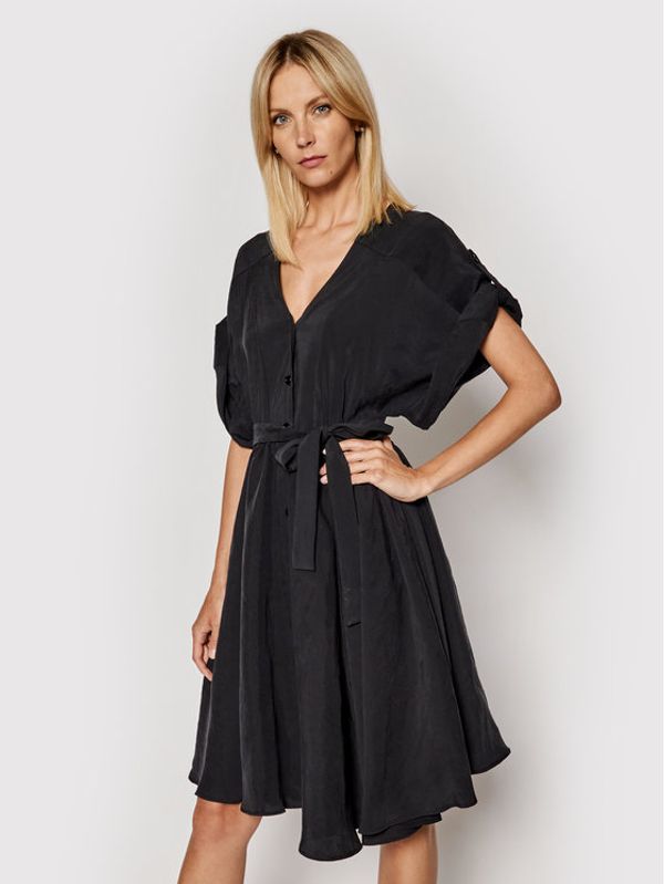 Imperial Imperial Рокля тип риза ABWVBHG Черен Regular Fit