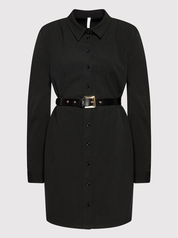 Imperial Imperial Рокля тип риза ACFHCME Черен Regular Fit