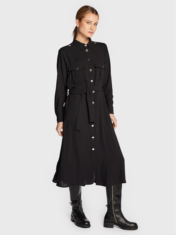 Imperial Imperial Рокля тип риза ACY3EGW Черен Regular Fit