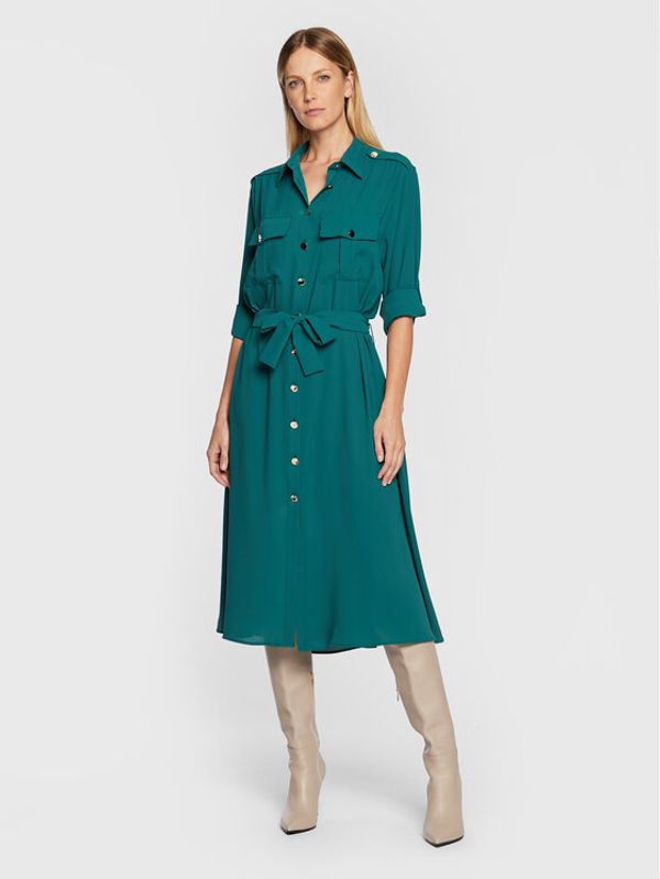 Imperial Imperial Рокля тип риза ACY3EGW Зелен Regular Fit