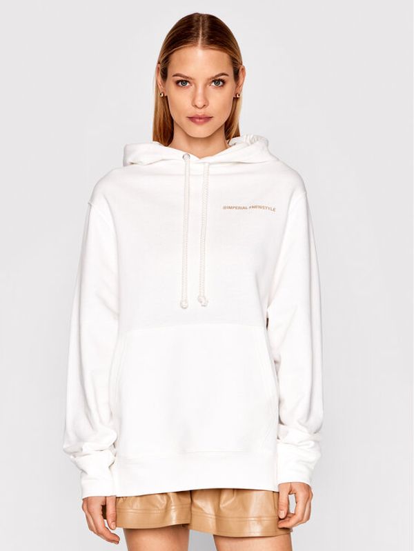 Imperial Imperial Суитшърт FB91BAYSTI Бял Relaxed Fit
