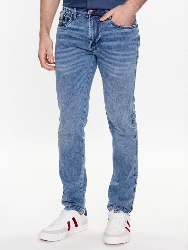 INDICODE INDICODE Дънки Dave Jogger 65-362 Син Regular Fit