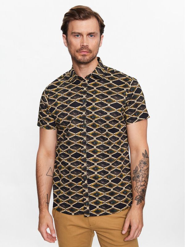 INDICODE INDICODE Риза Bricio 20-368 Черен Regular Fit