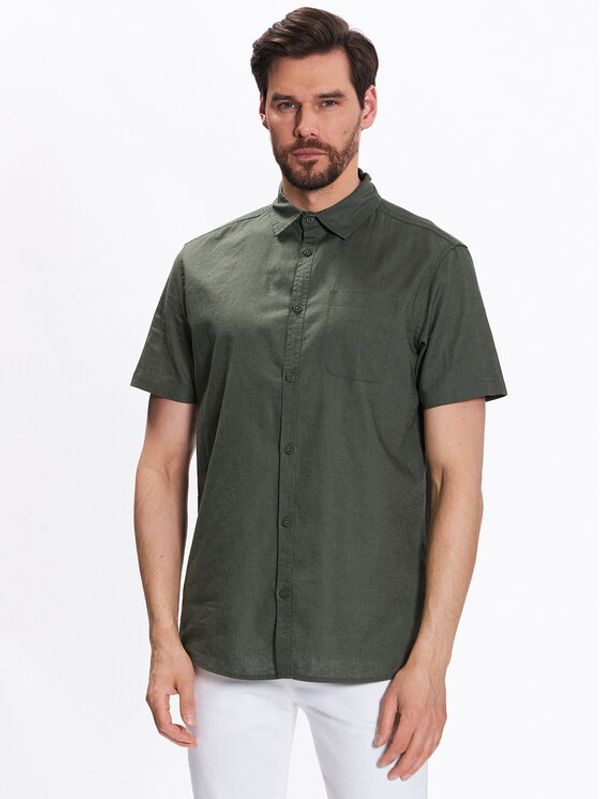 INDICODE INDICODE Риза Glow 20-316 Зелен Regular Fit