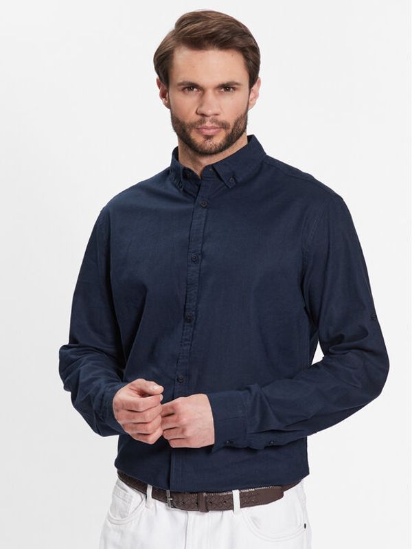 INDICODE INDICODE Риза Hanko 20-327 Тъмносин Regular Fit