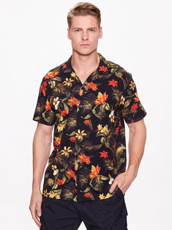 INDICODE INDICODE Риза Mauritz 20-348 Черен Regular Fit