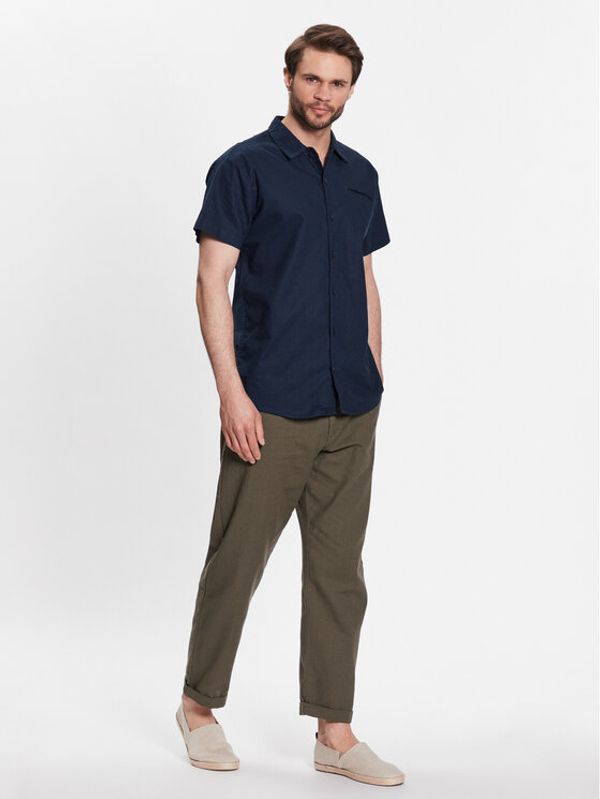 INDICODE INDICODE Риза Rollo 20-333 Тъмносин Regular Fit