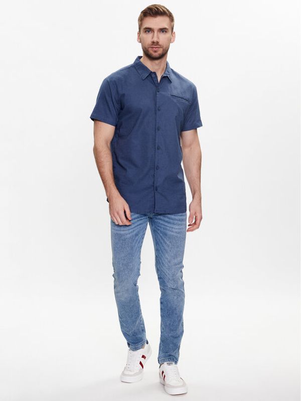 INDICODE INDICODE Риза Rollo 20-333 Тъмносин Regular Fit