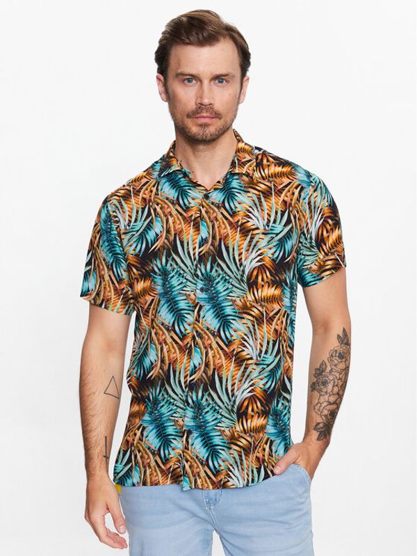 INDICODE INDICODE Риза Vikke 20-346 Черен Regular Fit