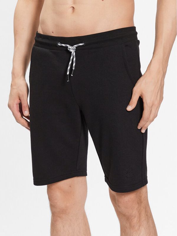 INDICODE INDICODE Шорти от плат Brennan 70-442 Черен Regular Fit