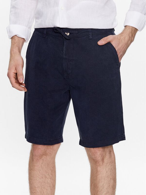 INDICODE INDICODE Шорти от плат Vino 70-644 Тъмносин Regular Fit