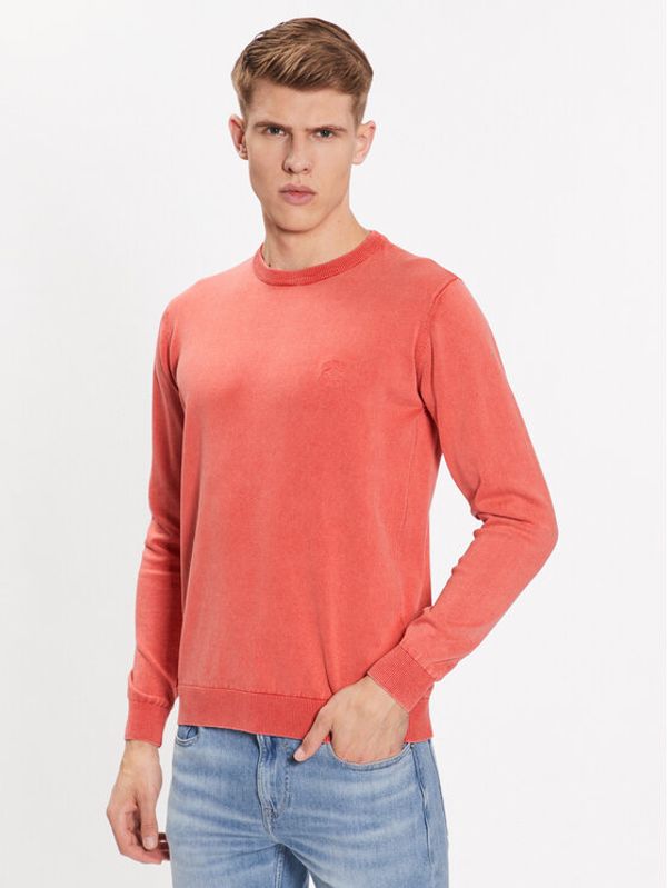 INDICODE INDICODE Суитшърт Filur 35-614 Оранжев Regular Fit