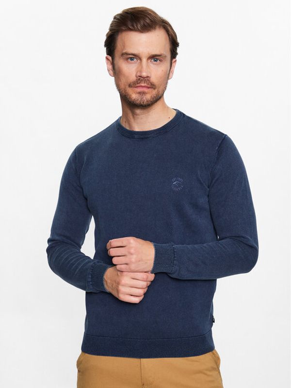 INDICODE INDICODE Суитшърт Filur 35-614 Тъмносин Regular Fit