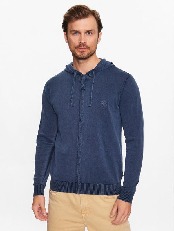 INDICODE INDICODE Суитшърт Focus 35-613 Тъмносин Regular Fit