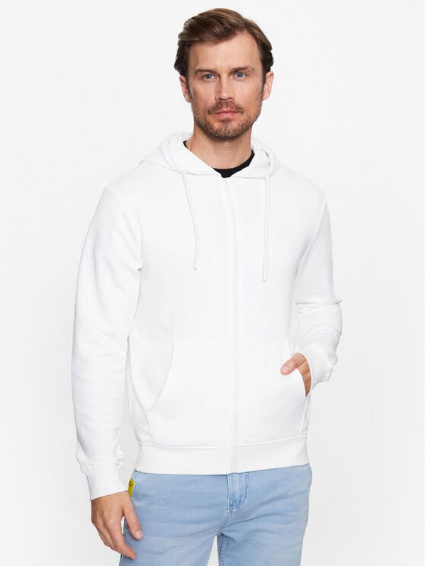 INDICODE INDICODE Суитшърт Walton 50-252 Бял Regular Fit