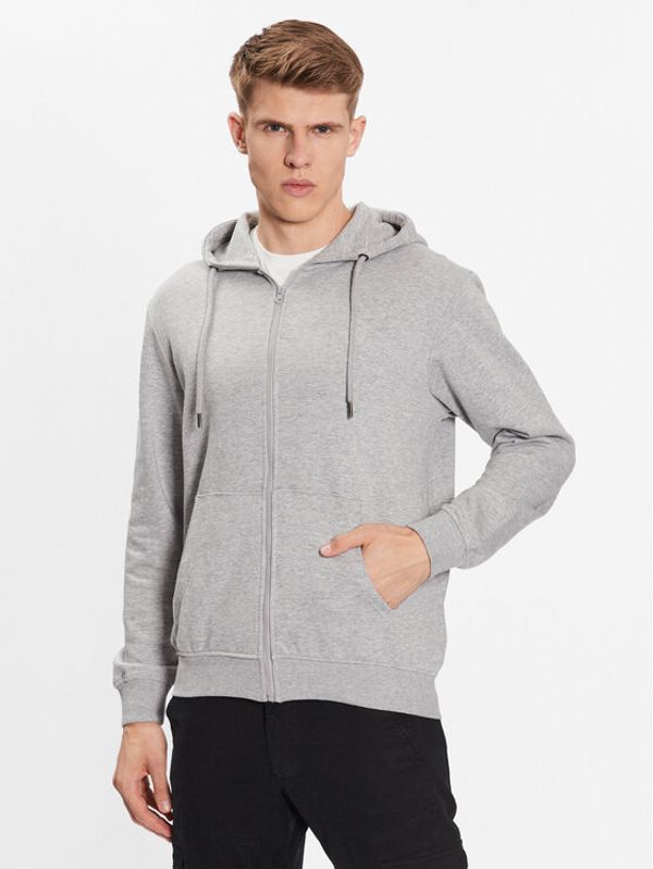 INDICODE INDICODE Суитшърт Walton 50-252 Сив Regular Fit