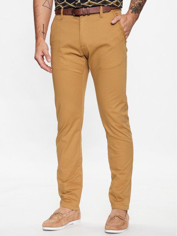 INDICODE INDICODE Текстилни панталони Gower 65-159 Зелен Regular Fit