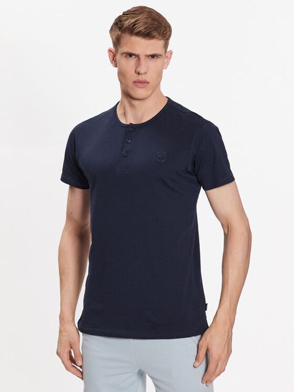 INDICODE INDICODE Тишърт Alkin 41-004 Тъмносин Regular Fit