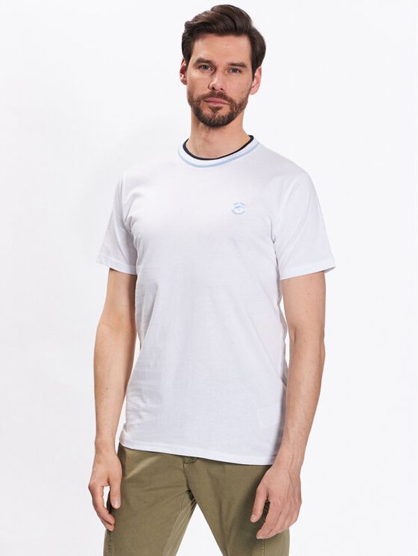 INDICODE INDICODE Тишърт Atlas 40-927 Бял Regular Fit