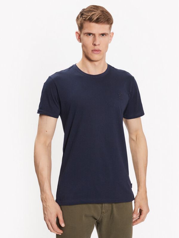 INDICODE INDICODE Тишърт Axel 41-005 Тъмносин Regular Fit