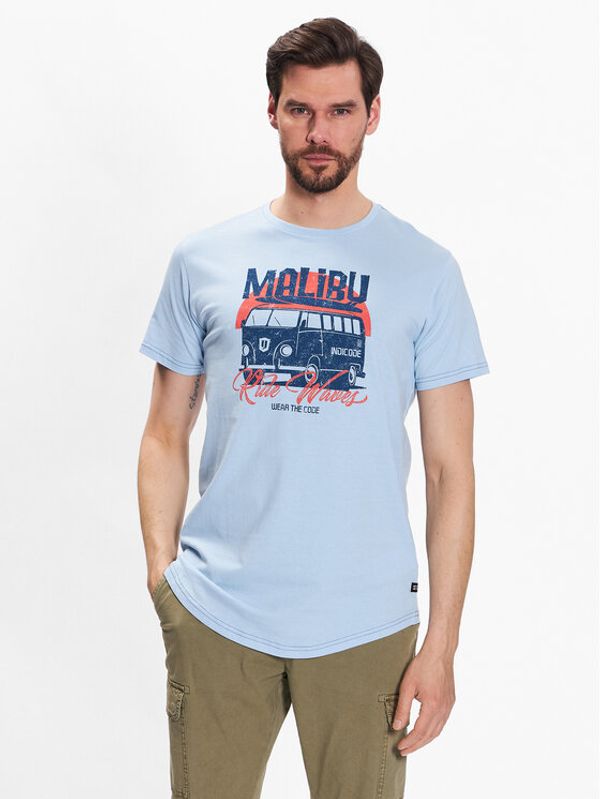 INDICODE INDICODE Тишърт Chill 40-934 Бял Regular Fit