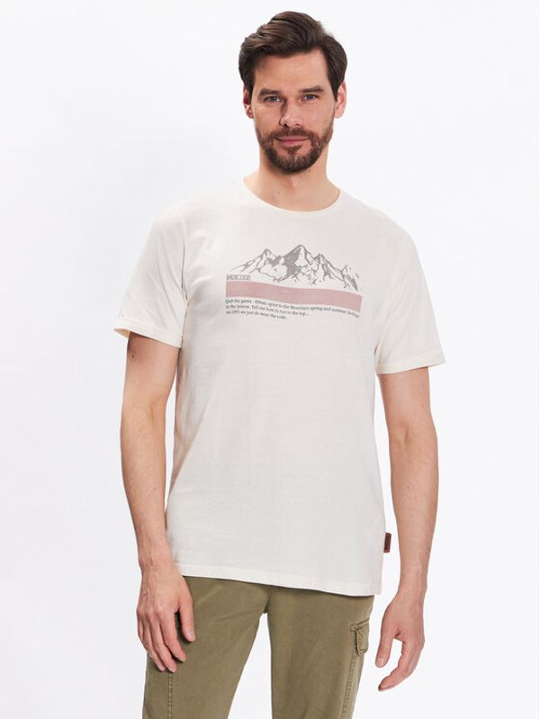 INDICODE INDICODE Тишърт Jamahl 40-952 Бял Regular Fit