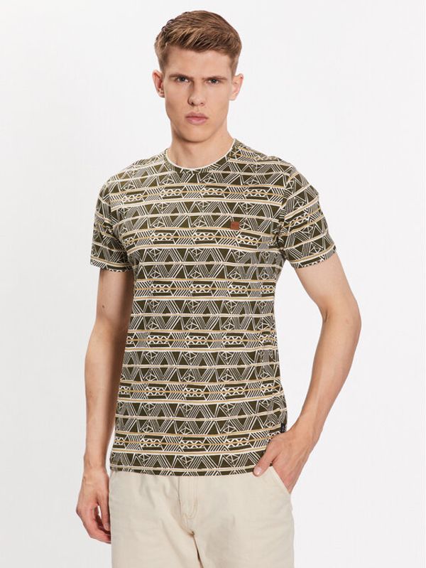 INDICODE INDICODE Тишърт Keld 40-960 Каки Regular Fit