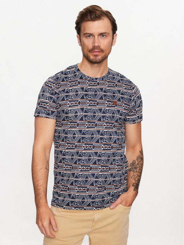 INDICODE INDICODE Тишърт Keld 40-960 Тъмносин Regular Fit