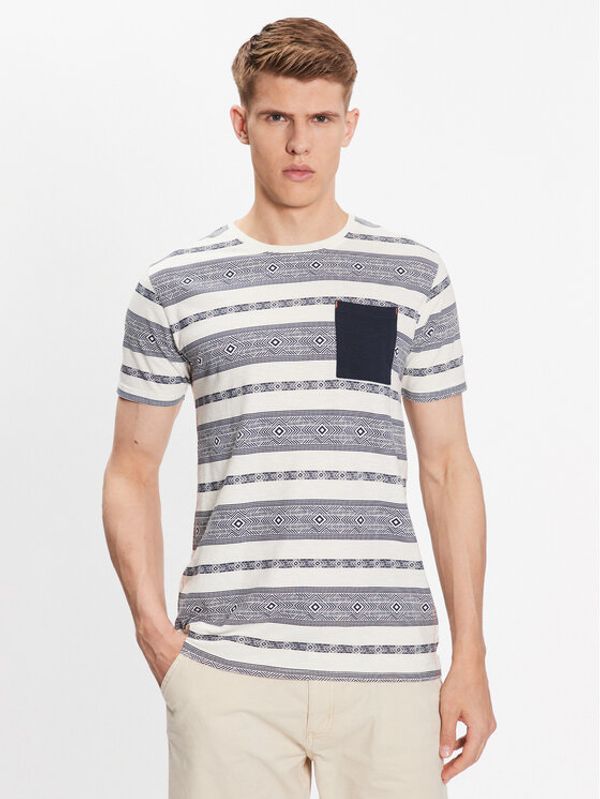 INDICODE INDICODE Тишърт Raffa 40-925 Тъмносин Regular Fit