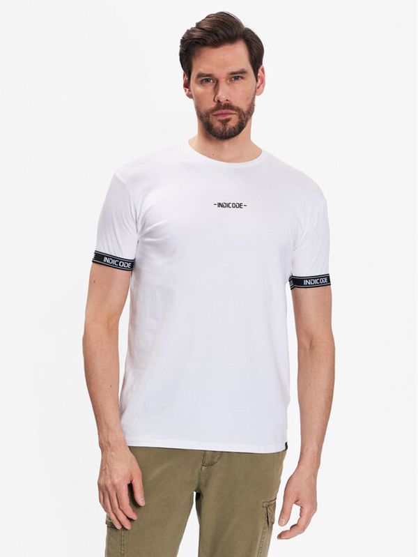 INDICODE INDICODE Тишърт Zayn 40-880 Бял Regular Fit