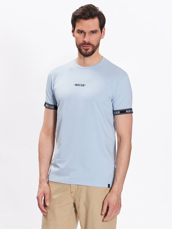 INDICODE INDICODE Тишърт Zayn 40-880 Син Regular Fit
